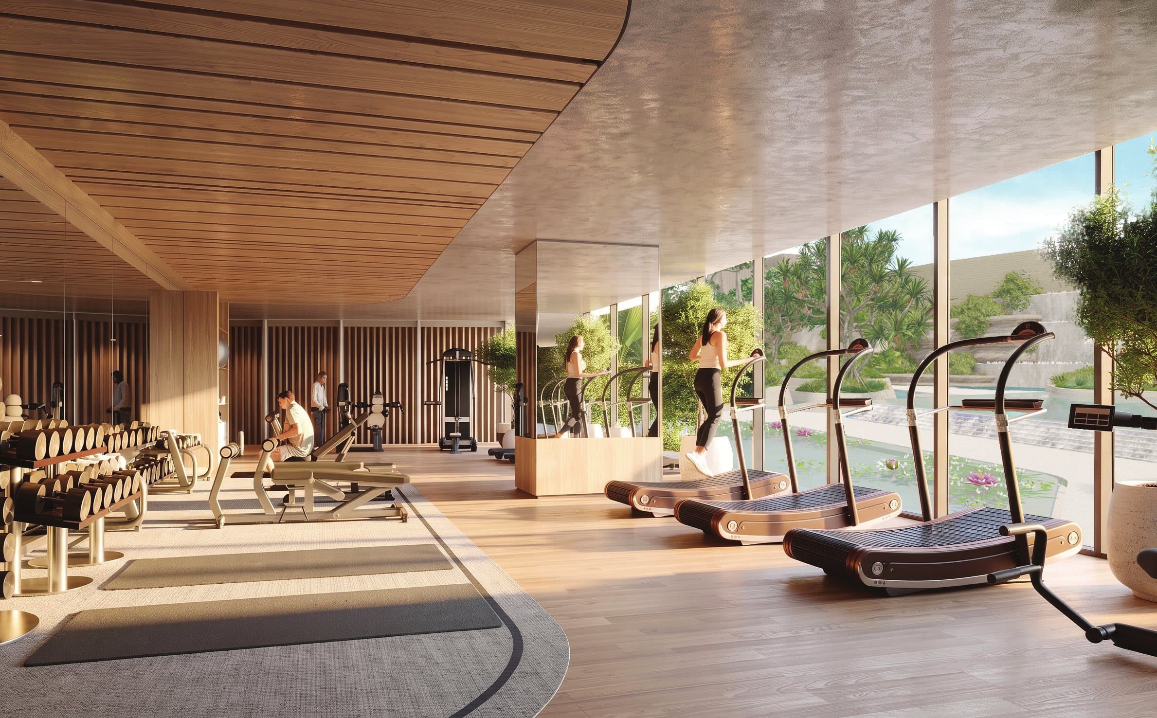 The fitness centre